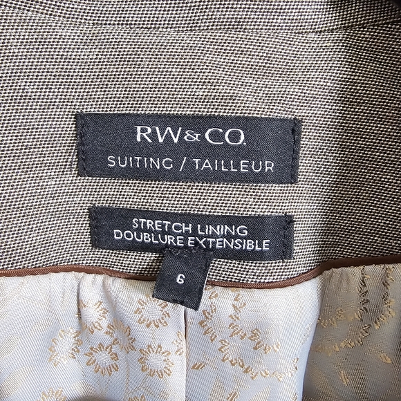Beige-Grey Blazer from RW&Co - Picture 5 of 5